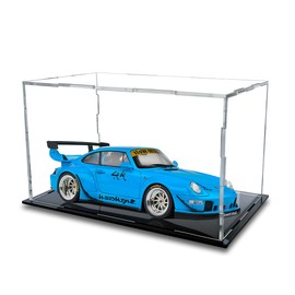 THE DISPLAY BOX CO | Caja de Acrílico Exhibición Vitrina Transparente Display de Acrilico Exhibidor para Colecciones de Autos a Escala C0 (20x12x12cm)