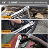 Holdfiturn Torque Wrench Square Drive Adjustable Wrenches, Ratchet Wrench with