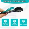 Icyhaws 16 pin Car Wiring Harness Radio Stereo Connector Plug