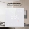 Smart Home Thermostat White Color Touch Digital Thermostat for Home