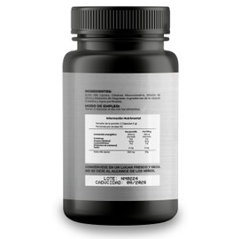 Ácido Alfa Lipoico 500mg - Ingredientes Naturales -100 Cápsulas - Alpha Lipoic Acid