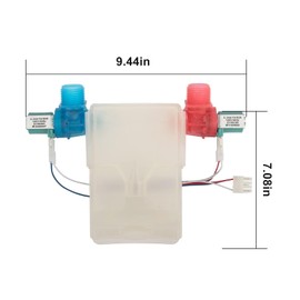 W11101906 Washer Water Inlet Valve Compatible with Whirlpool Amana Crosley Maytag, Fit W11038696 W10701461 W10869803 W10883458 AP6329219 W11210463