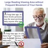 Molebe 5X Large Page Magnifying Glass for Reading, Blue