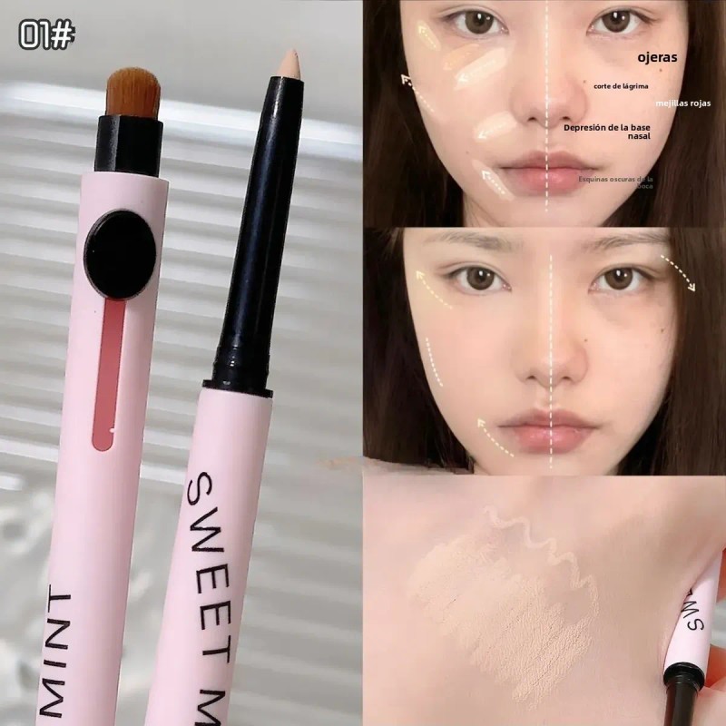 Corrector De Ojos Sweetmint Lapiz, Larga Duración, Para Gran
