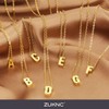 ZUKNC Initial Necklaces for Women, 18K Gold Plated A-Z Letter
