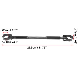 Motoforti Universal Motorcycle Balance Bar 7/8'' Handlebar Cross Bar Black