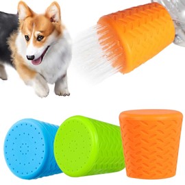 Cozioz 3-Piece Portable Outdoor Dog Shower Kit, Bottle Attachment Water Sprayer Accessory – Compatible with Most 16oz to 2L Plastic Bottles (Sky Blue, Light Green, Orange)