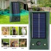 Tsuinz Red LED Lights Ultrasonic Solar Deterrent Wild Animal Repeller