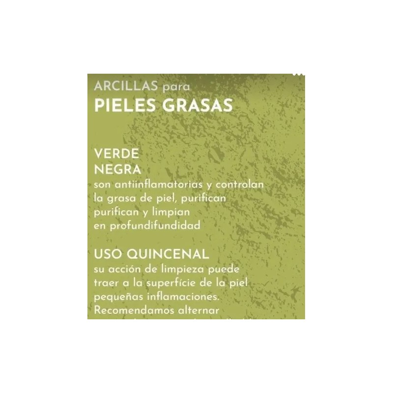 Arcilla Verde Para Mascarilla Y Masajes (3pack)