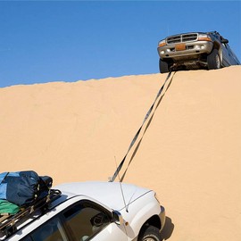 CarBole Heavy Duty Tow Rope,Marine Boat Trailer Winch Strap with Hook,Tow Belt,2 inches x20 feet,Work Limited 3300 lbs for Cars Trucks Boat