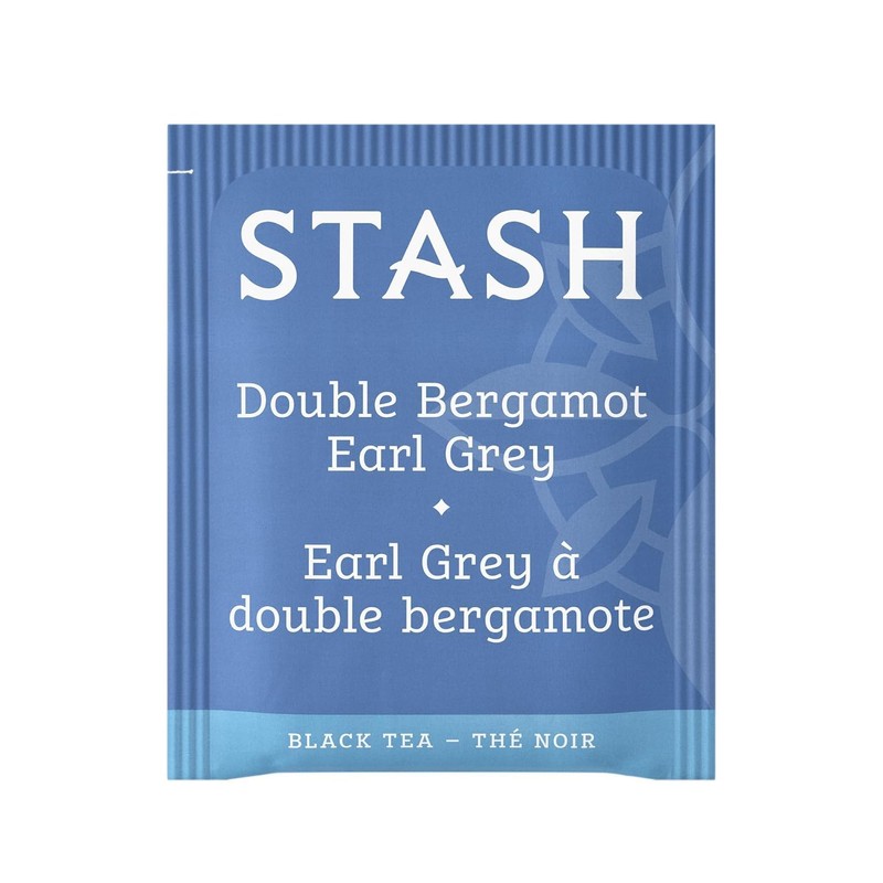 Stash Double Bergamot Earl Grey Black Tea, Tea bags, 18