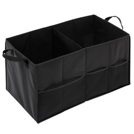 Mind Reader Cup and Condiment Station, Countertop Organizer, Coffee Bar, Kitchen, Stirrers, 7.25L x 15.5W x 5.25H, Black                              