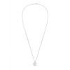 Elli Women's Necklace Plate Pendant Hammered in 925 Sterling Silver,