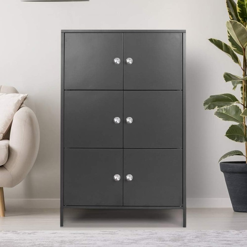 Luabue 30Pcs Cabinet Door Knobs Round Mushroom Shape Pull Handle