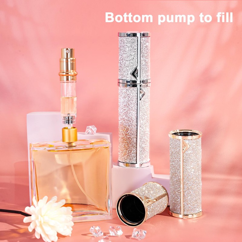 Travel Atomizer Refillable Portable Perfume Bottles Refillable Sprayer Travel Perfume