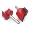 DingGreat 9 Pieces 6 mm Shank Floor Cleaning Milling Cutter