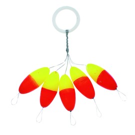 Balzer Pilot Balls Oval S 15 x 7 mm Red Yellow 158830200 Pilot Pilot Trout Float