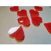 8 Pcs Small Red Acrylic Love Heart Fridge Magnets |