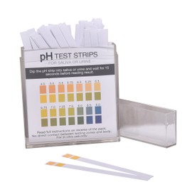 Camlab Water 1200667 pH Indicator Test Strips pH 4.5-9.0 CE Certified for Saliva and Urine (Pack of 100)