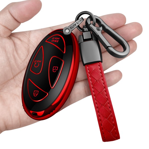 Sindeda Key Fob Cover with Keychain Soft Full Protection Key