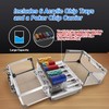 GSE 600pcs Poker Chip Cases, Casino Grade Acrylic Poker Chips