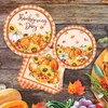LYFREE 60 Pcs Thanksgiving Paper Plates and Napkins Party Supplies,