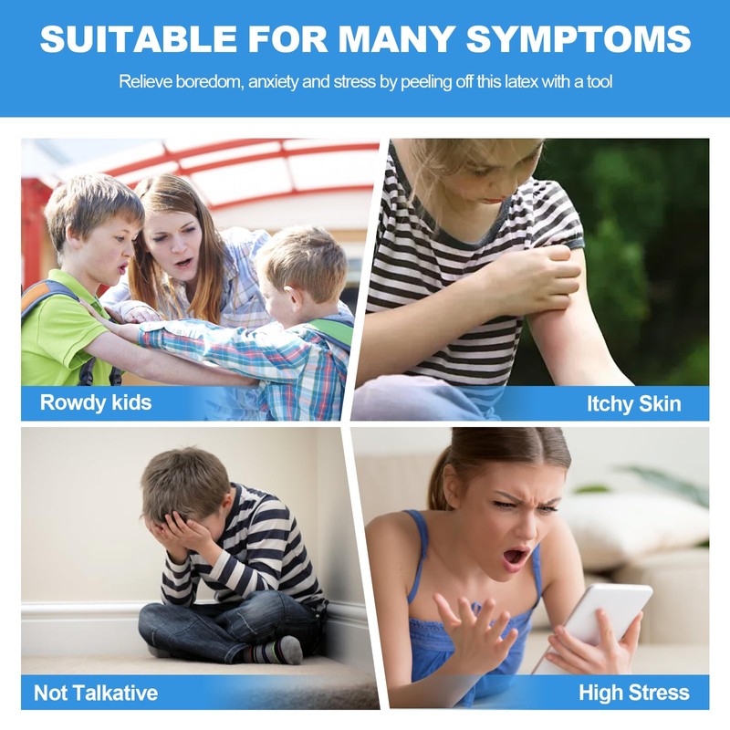 Fidget Picking Stone Kit for Anxiety Relief, 2Pcs Pick and