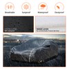 Coverado 6 Layers Car Cover Waterproof All Weather, Soft Cotton