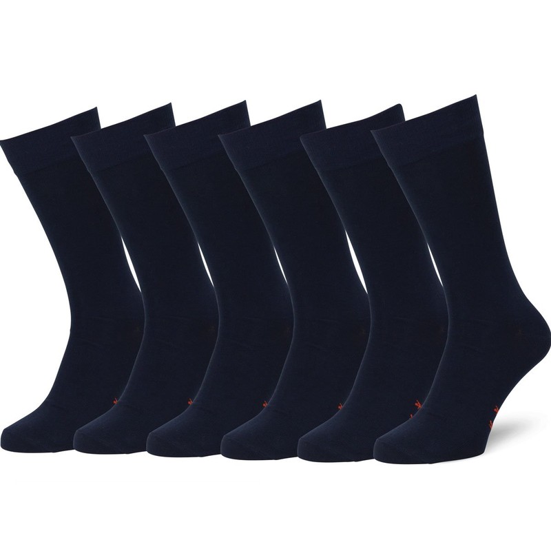 Easton Marlowe Men's Classic Cotton Solid Color Dress/Crew Socks -