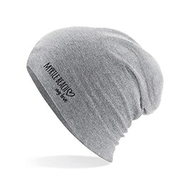 huuraa Beanie Myrtle Beach My Love Unisex Hat for All Fans of Myrtle Beach USA Gift Idea for Friends and Family, heather grey
