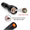 Souyos Upgraded Red Flashlight Powerful White & Red Light, Zoom