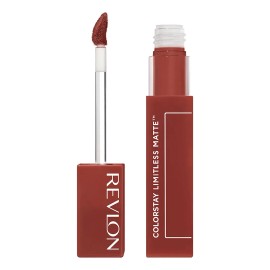 Labial Líquido Revlon ColorStay Limitless Matte - Tono 013 Real Deal | Vegano, Larga Duración, Hidratante