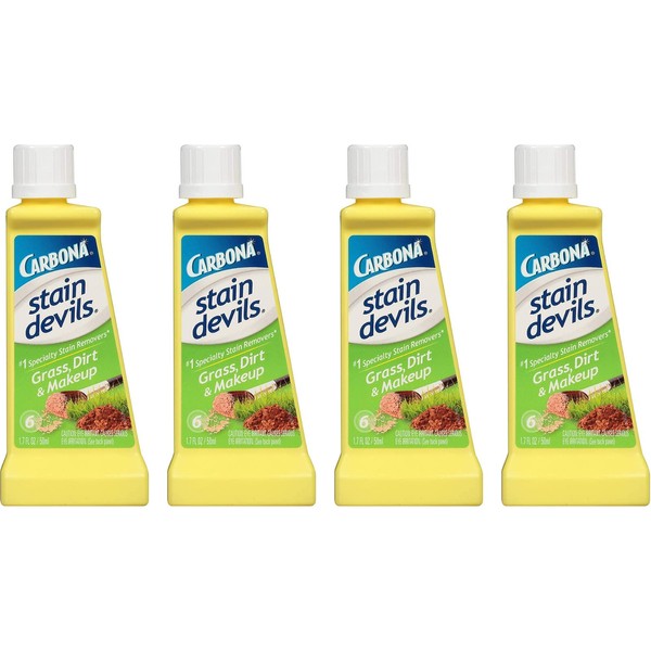 Carbona Stain Devil #6-4 Pack for Makeup, Dirt and Grass Stains.