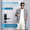 OLUMAT Keyless Entry Fingerprint Door Lock with Keypad for Home,