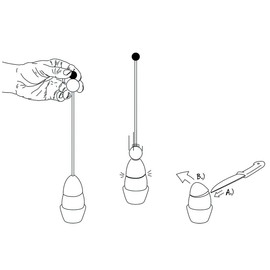 Take2 Clack Clack Keramik-Ei, Face