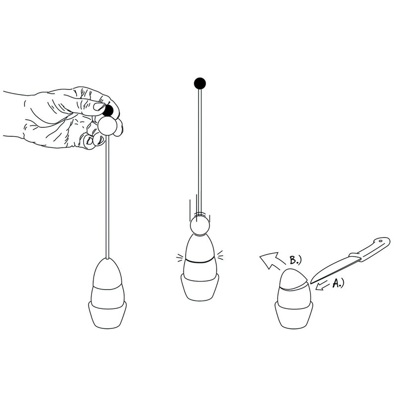 Take2 Clack Clack Keramik-Ei, Face