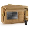 FRTKK Tactical Molle Admin Pouch Utility Laser Cut EDC Tool