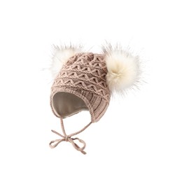 Sterntaler Knitted Cotton Hat (Organic) - GOTS Unisex Beanie, sand