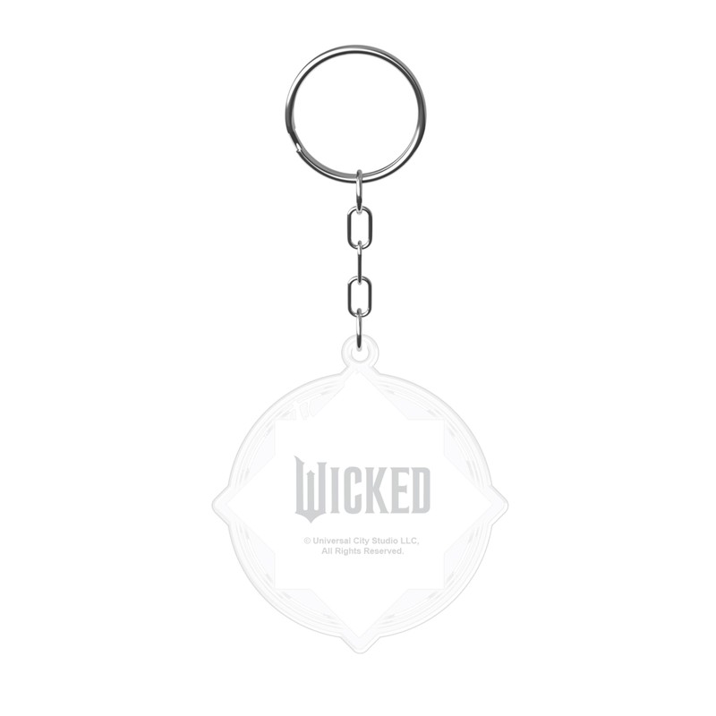 ABYSTYLE - Wicked Acrylic Elphaba Keyring Green Dimensions: Environ 5.7