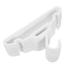 iplusmile 30pcs Nocrease Clothes Hangers Smooth Plastic Nursery Hangers for Clothes Space Saving Wrinkle Closet Organizer for Wardrobe