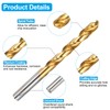 sourcing map Tap and Drill Bit Set, 1pcs M10 x