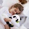 Gohytal Panda Cuddly Toy, Fluffy Soft Panda Hides in Bamboo