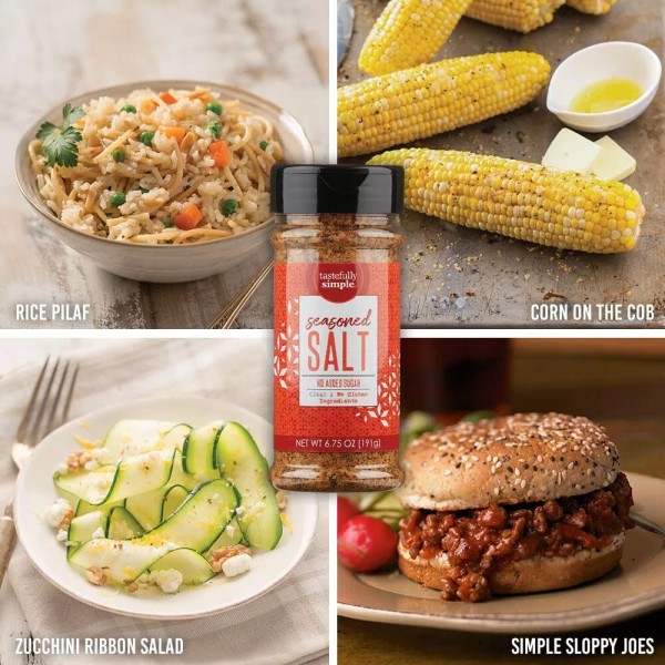 Tastefully Simple Seasoned Salt, 6.75 Ounce