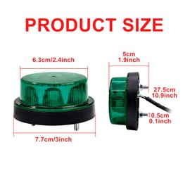 Truck Rotating Light, LED Marker Light, Strobe Light, Flashing, Emergency Lamp, Warning Light, Signal Light, Emergency Light, Anti-collision, Universal, Waterproof, High Brightness, Round Shape,