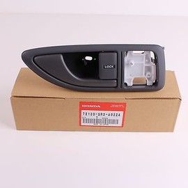 Honda Genuine 72120-SR2-A02ZA Door Handle Assembly, Right, Interior , Gray