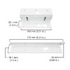 Visionis LZ300-WH L and Z White Bracket 300lbs Electromagnetic Lock