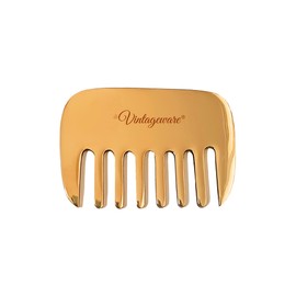 Vintageware Kansa Comb With The Benefits of Reduce Hair fall and Help In Hair Growth For Men and Women, Large ( 1 Neem Comb Free & Pouch)