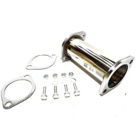 Gearhead G35 G37 Extension Adapter 350Z Exhaust pipe 8in Long 3" IN / OUT Diameter 370Z