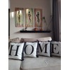 26 Letter & Sign Throw Pillow Covers Decorative Pillowcase Black/White