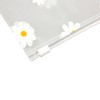 30PCS Frosted Slide Zip Plastic Bags Daisy Pattern Reusable Lightweight